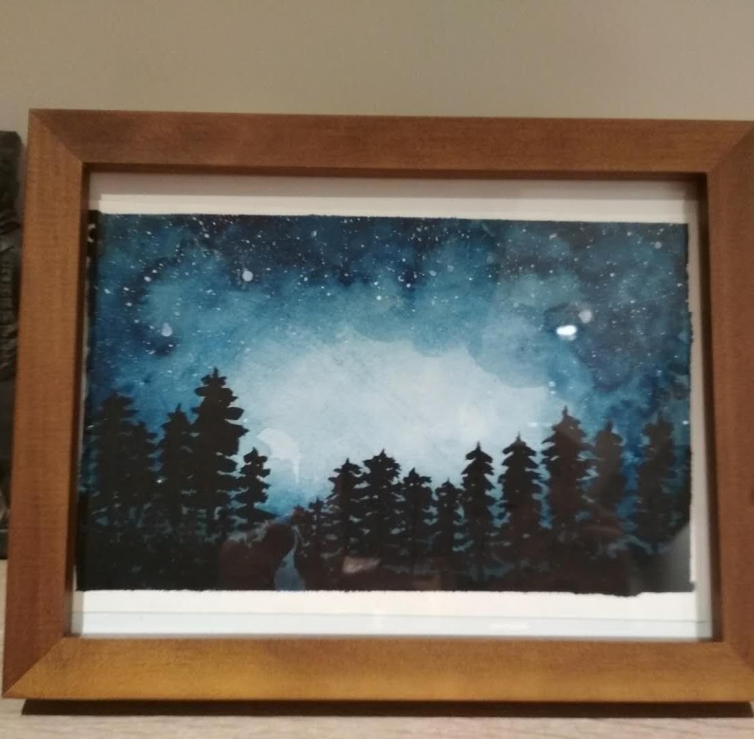 Dark forest sparkle